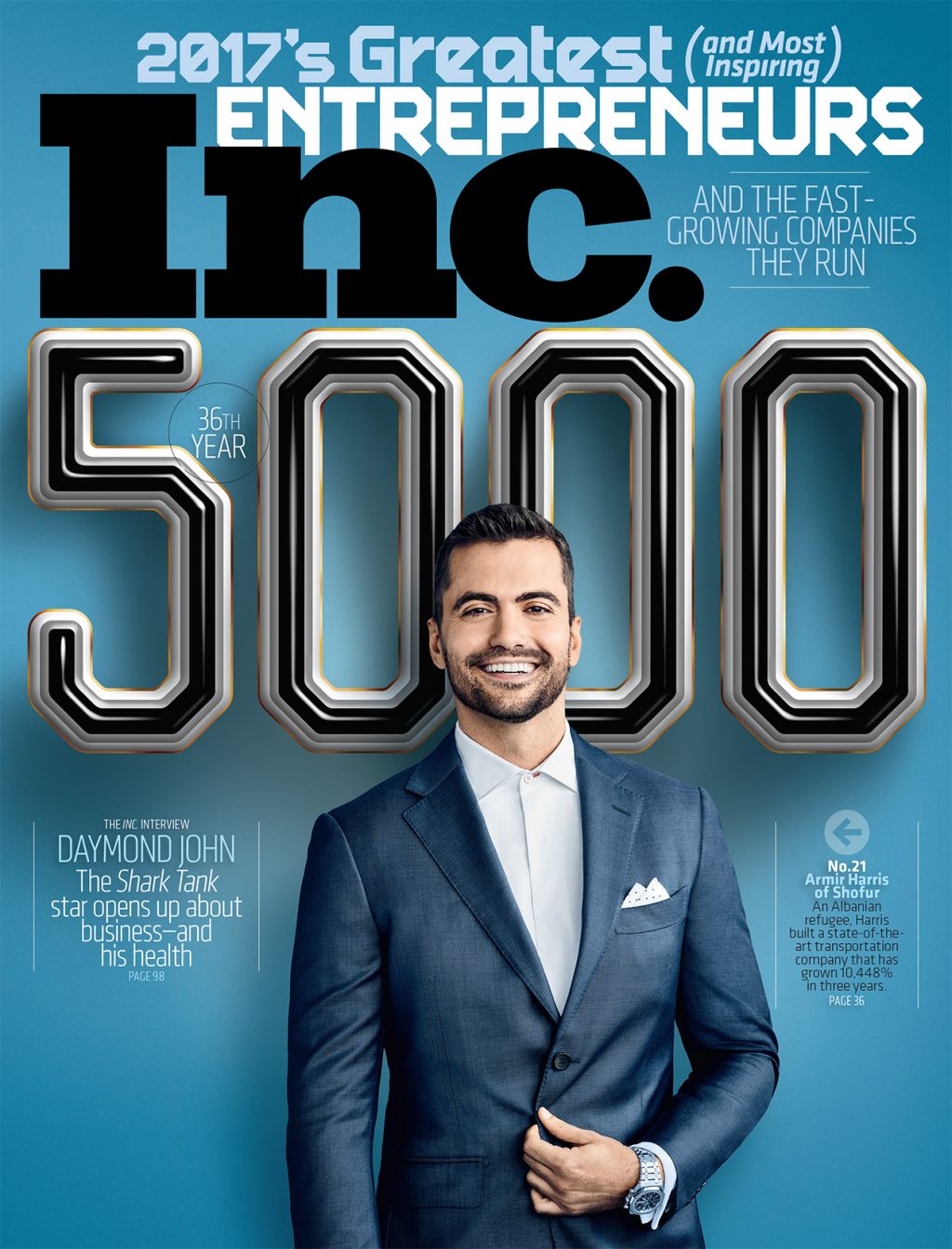 Inc 5000 Magazine Cover 2017